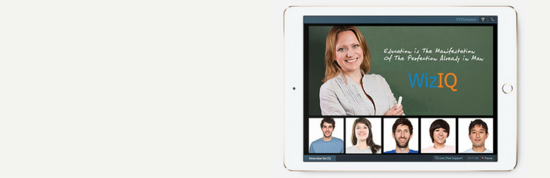 WordPress WizIQ Plugin Banner Image