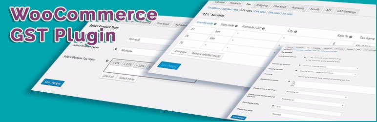 WordPress WooCommerce GST Plugin Plugin Banner Image