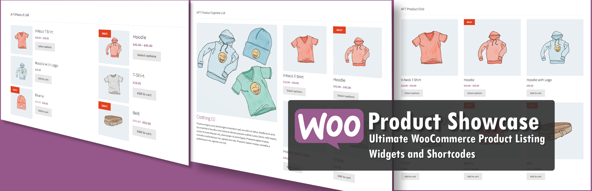 WordPress Woo Product Showcase Plugin Banner Image