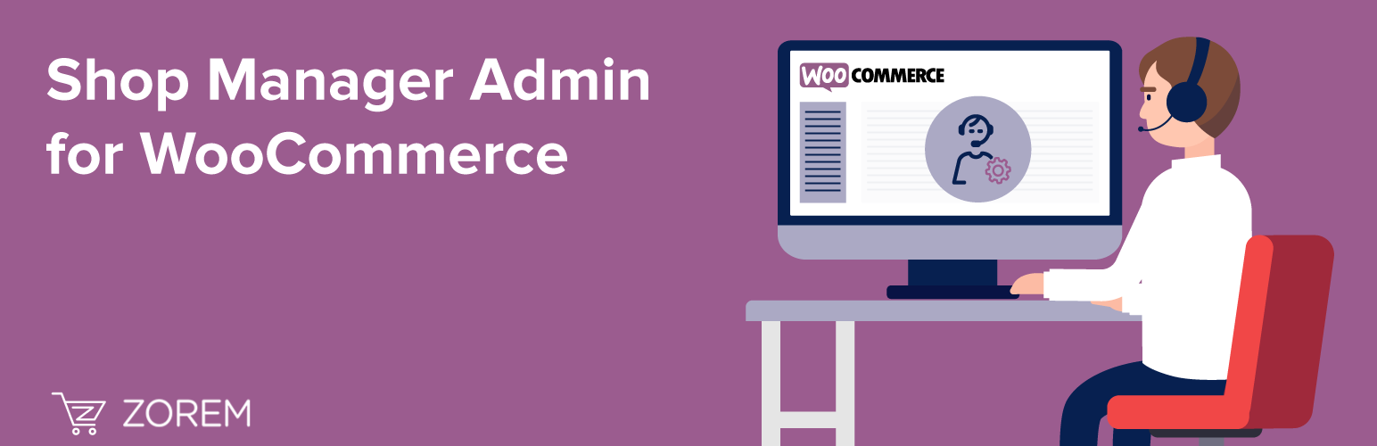 WordPress Shop Manager Admin for WooCommerce Plugin Banner Image