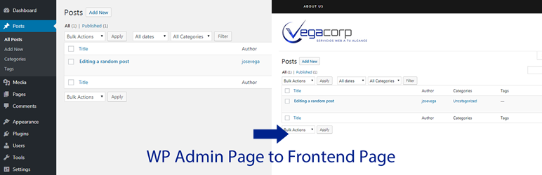 WordPress WooCommerce Simple Frontend Manager Plugin Banner Image