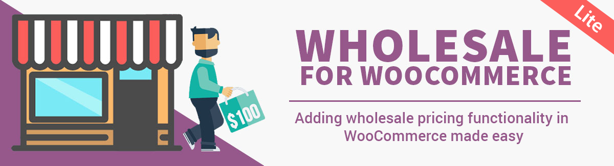 WordPress Wholesale For WooCommerce Lite Plugin Banner Image