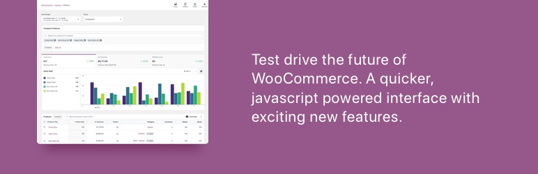 WordPress WooCommerce Admin Plugin Banner Image