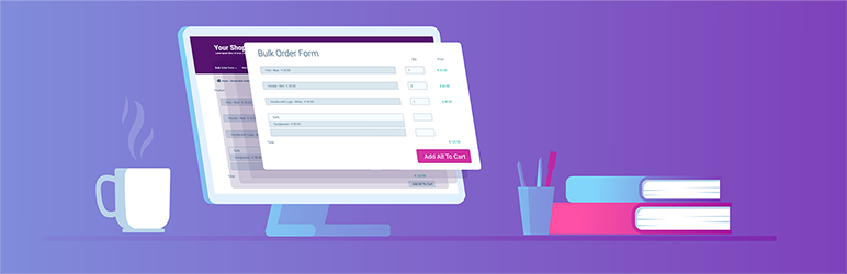 WordPress WooCommerce Quick/Bulk Order Form Plugin Banner Image
