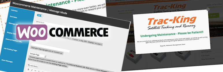 WordPress WooCommerce Maintenance Mode (Free) Plugin Banner Image