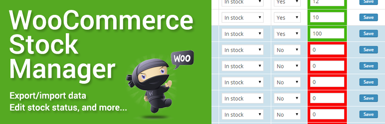 WordPress WooCommerce Stock Manager Plugin Banner Image