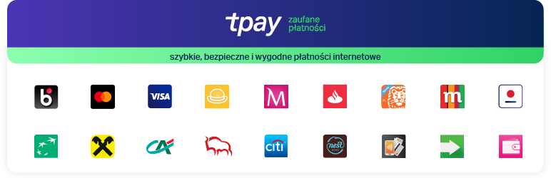 WordPress WooCommerce Payment Gateway – tpay.com Plugin Banner Image