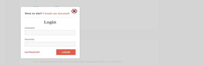 WordPress WP AJAX Login and Register Popup Plugin Banner Image