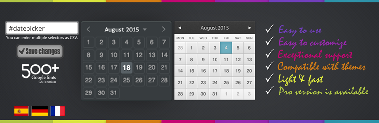 WordPress WP Datepicker Plugin Banner Image