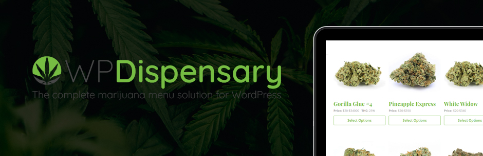 WordPress WP Dispensary Plugin Banner Image