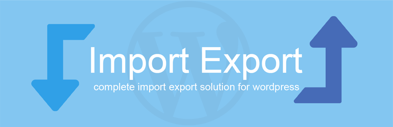 WordPress WP Import Export Lite Plugin Banner Image