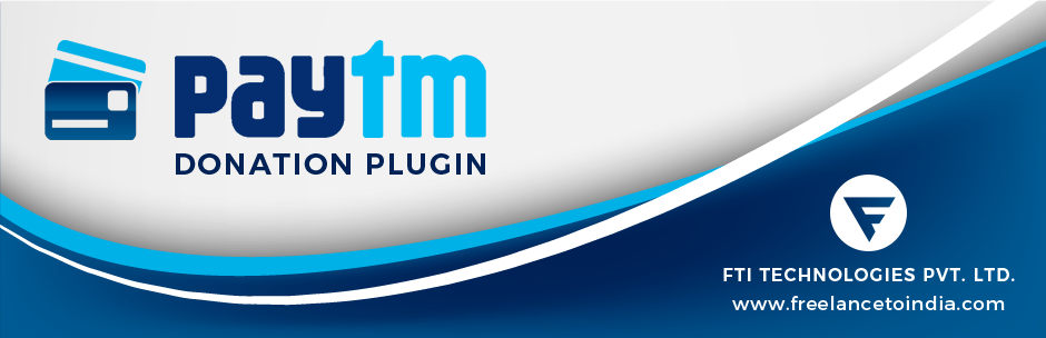 WordPress Paytm – Donation Plugin Plugin Banner Image
