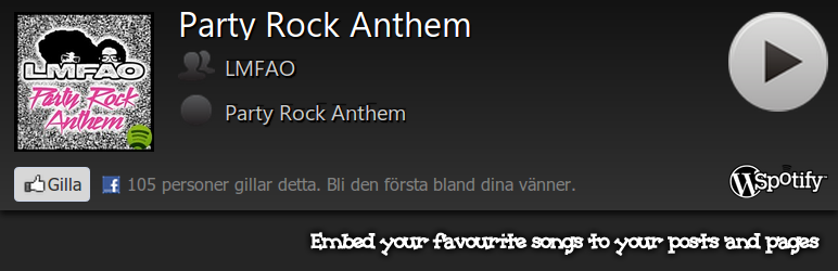 WordPress WP-Spotify Plugin Banner Image