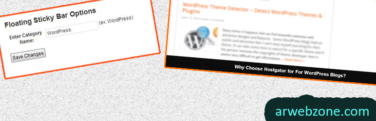 WordPress WP Sticky Footer Bar Plugin Banner Image