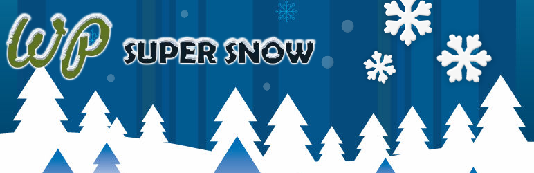 WordPress WP Super Snow (Falling Snow, Customizable) Plugin Banner Image