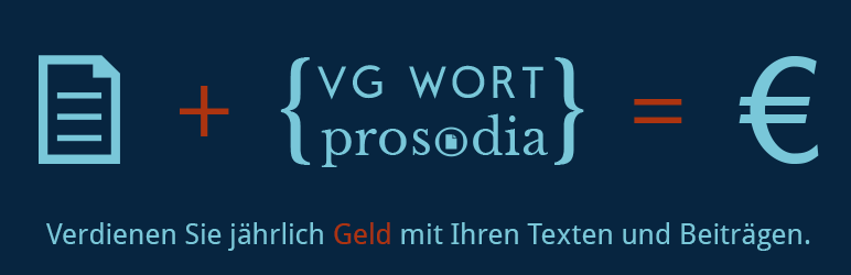 WordPress Prosodia VGW OS für Zählmarken (VG WORT) Plugin Banner Image