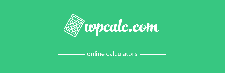 WordPress WPcalc – create any online calculators Plugin Banner Image