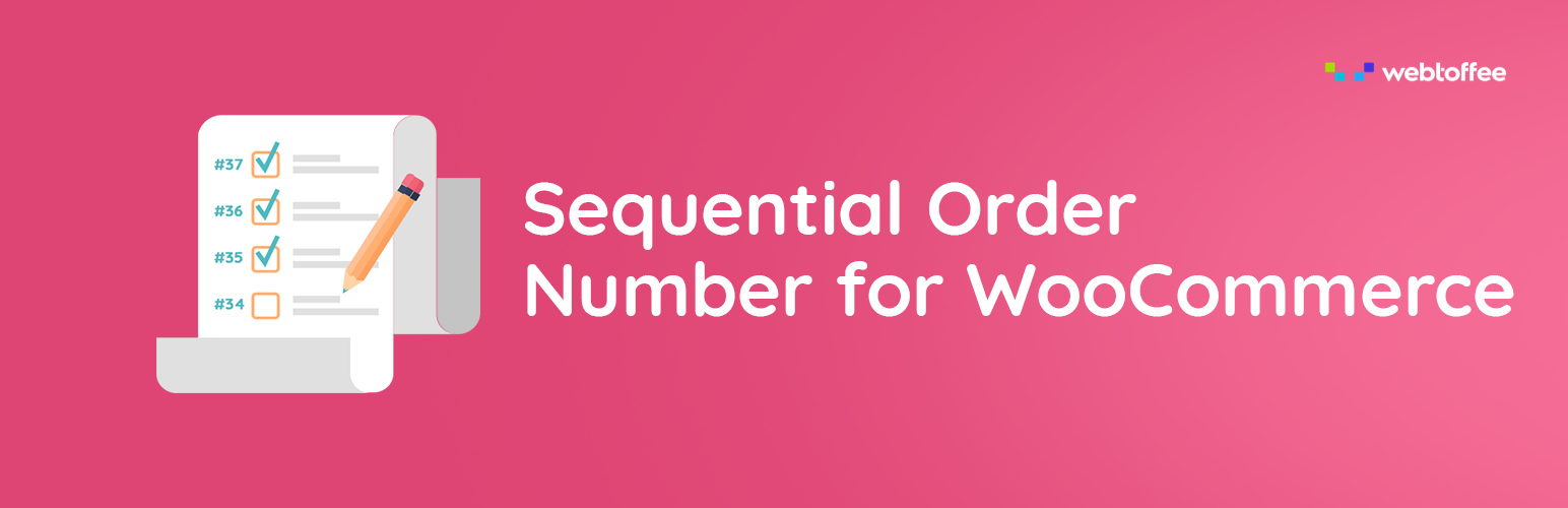 WordPress Plugin Sequential Order Number for WooCommerce