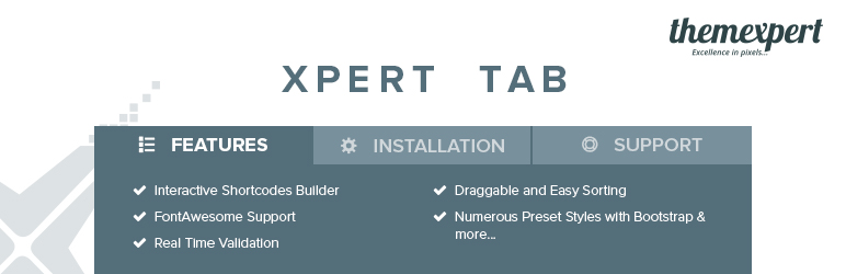 WordPress Xpert Tab Plugin Banner Image