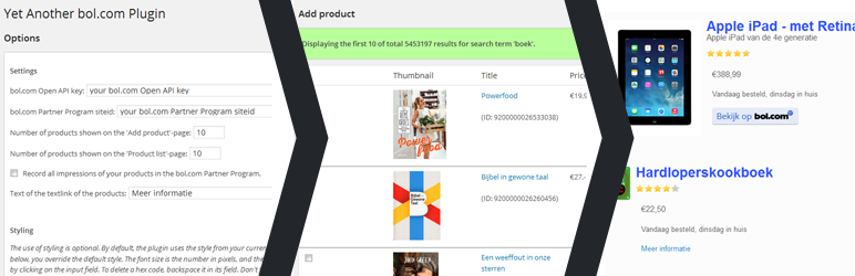 WordPress Yet Another bol.com Plugin Plugin Banner Image