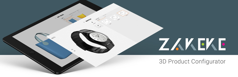WordPress Zakeke 3D Product Configurator Plugin Banner Image