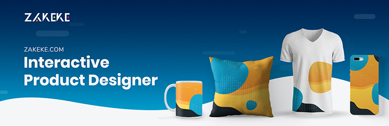 WordPress Zakeke Interactive Product Designer for WooCommerce Plugin Banner Image
