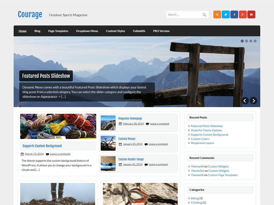 Courage Wordpress Theme Wpsocket Com